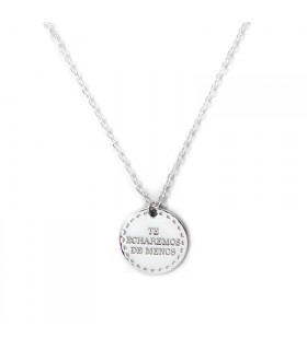 Collar personalizado de plata Base con nombre grabado o dibujos