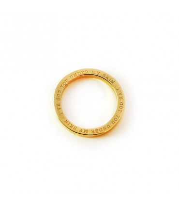Anillo personalizado con grabado Byside oro