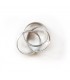 anillo personalizado de plata con grabado