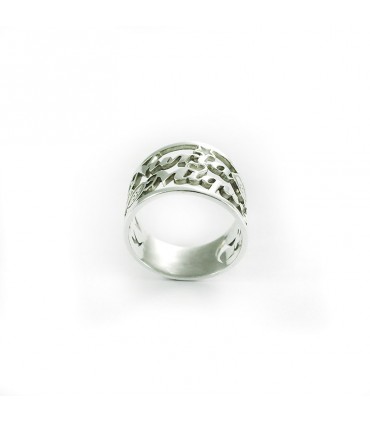 anillo de plata personalizado con nombres