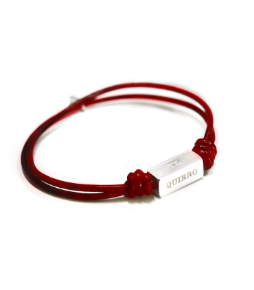 Pulsera personalizada de plata para hombre Tube