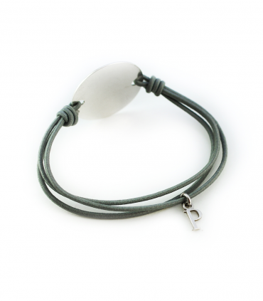 Pulsera personalizada de plata para hombre