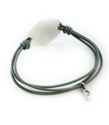 pulsera personalizada grabada de plata