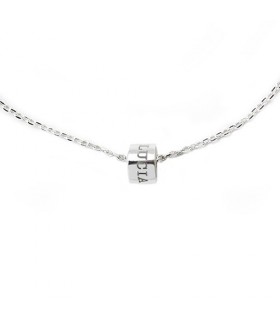Collar personalizado de plata con nombre grabado Nut