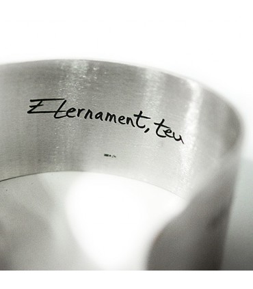 Brazalete personalizado grabado con nombres profe