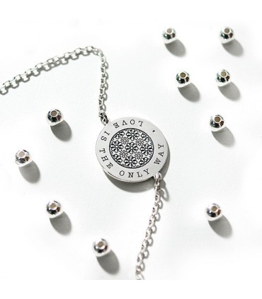 pulsera personalizada Nero de plata