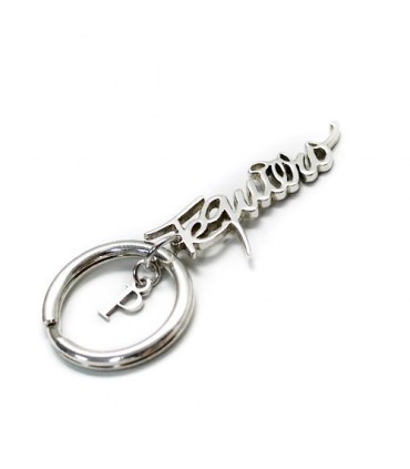 Llavero de plata personalizado signature