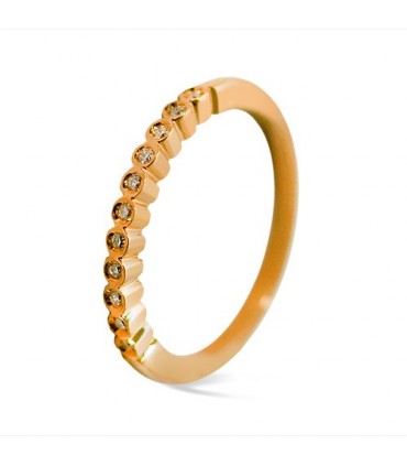 Anillo de compromiso oro blanco y diamantes