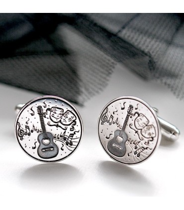 	Gemelos personalizados de plata con grabado