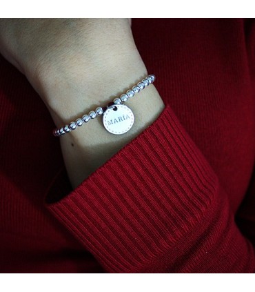 Pulsera personalizada de plata Dream Petit
