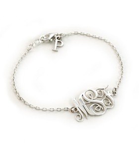 Pulsera personalizada Monograma
