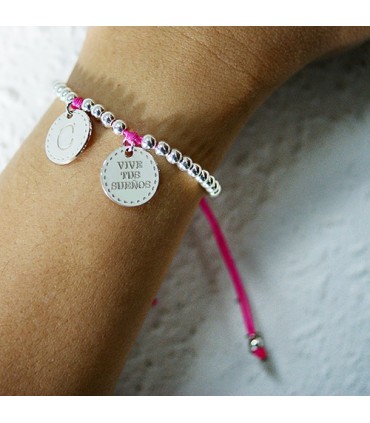 Pulsera personalizada de plata Dream Petit