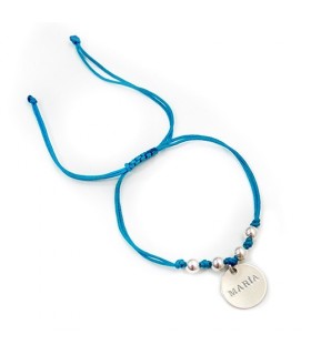 Pulsera personalizada de plata Knots para niños