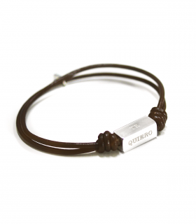 Pulsera personalizada de plata para hombre Tube
