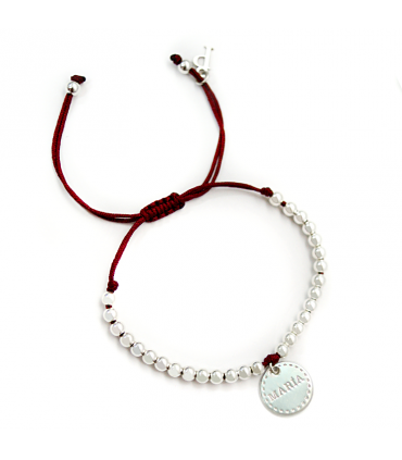 Pulsera personalizada de plata Dream Petit