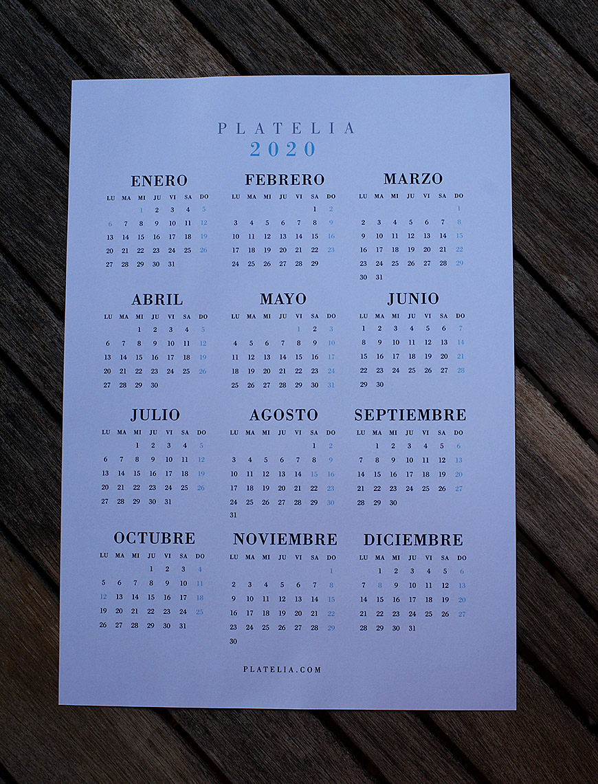 calendario 2019 gratis e imprimible
